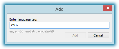 Adding new language tag